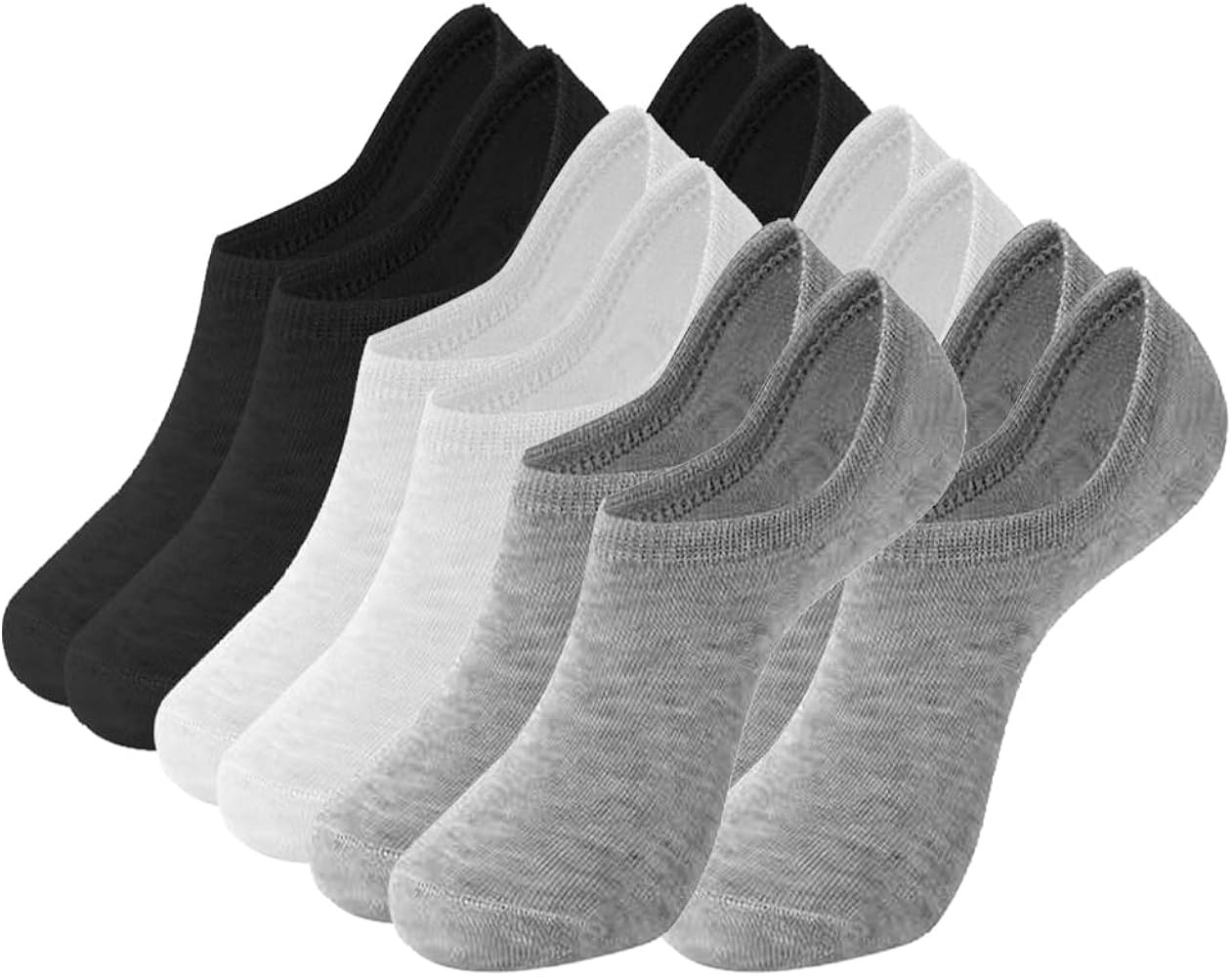Amazon.com: Korheyr No Show Socks Women And Men Invisible Low Cut Athletic Liner Socks, 6 Pairs (... | Amazon (US)