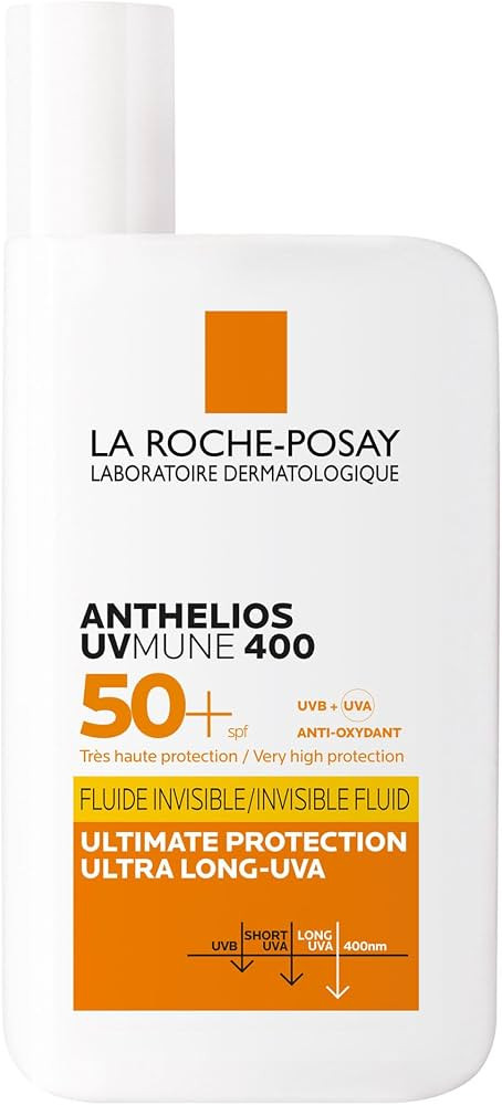 La Roche-Posay Anthelios UVmune 400 Invisible Fluid SPF50+ 50ml | Amazon (UK)