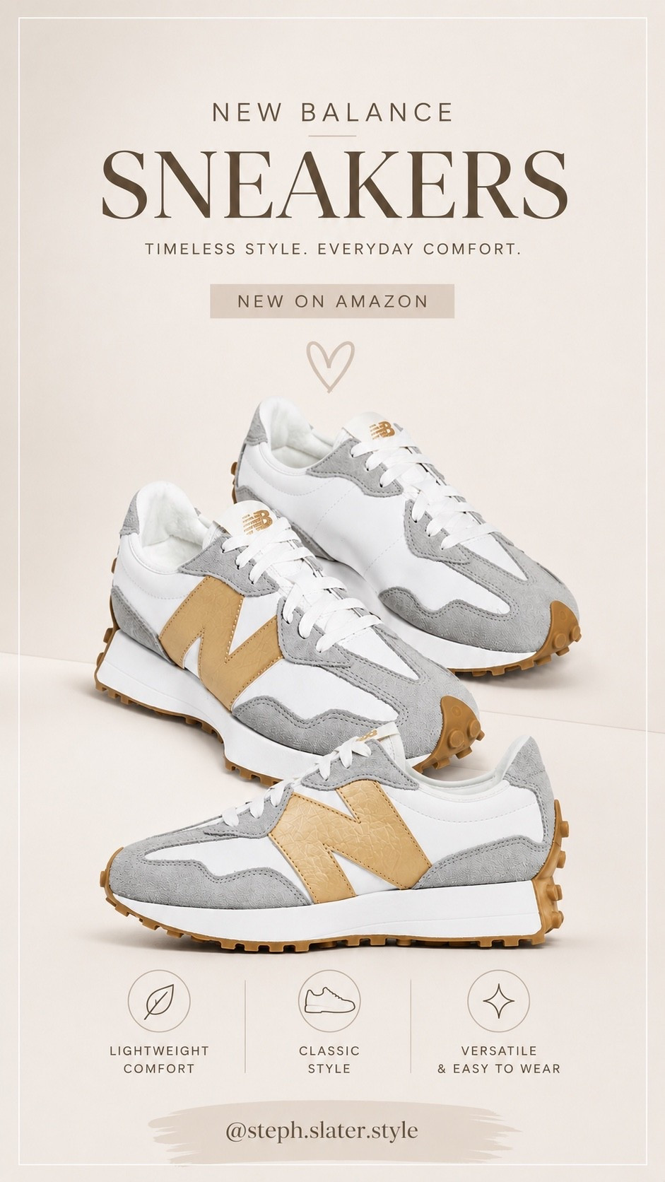 Love the gold accent on these New Balance sneakers!

#LTKootd #LTKActive #LTKmomlife