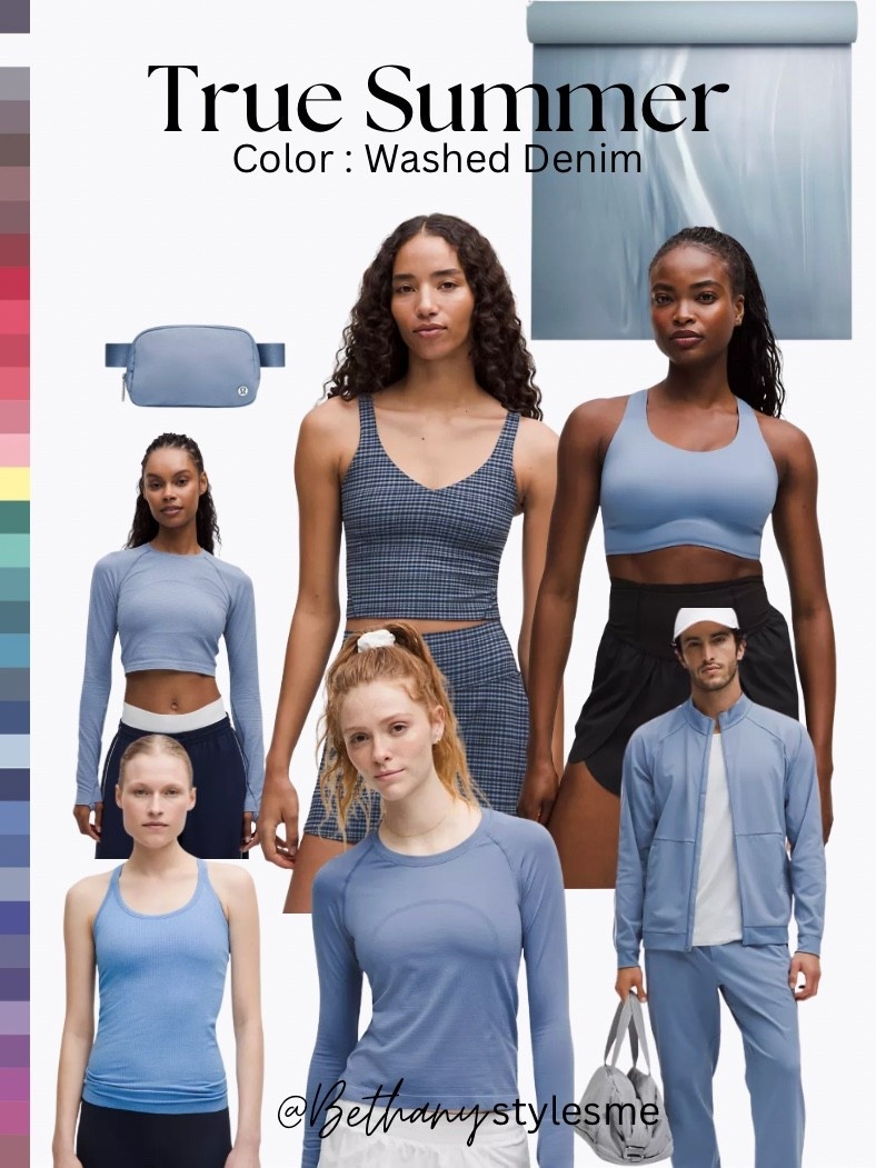 Lululemon washed denim blue is Such a summer color! Grab it! So beautiful! Wow! 

#LTKGiftGuide #LTKSeasonal #LTKActive