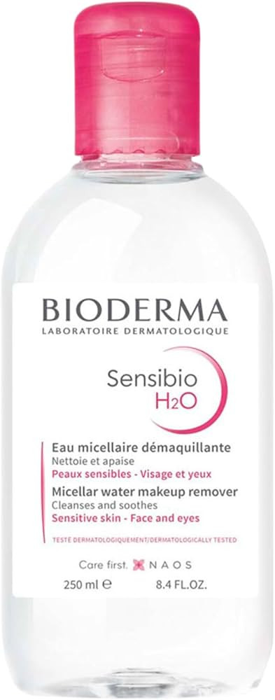 Bioderma Sensibio H2O Micellar Water, Makeup Remover, Gentle for Skin, Fragrance-Free & Alcohol-F... | Amazon (US)