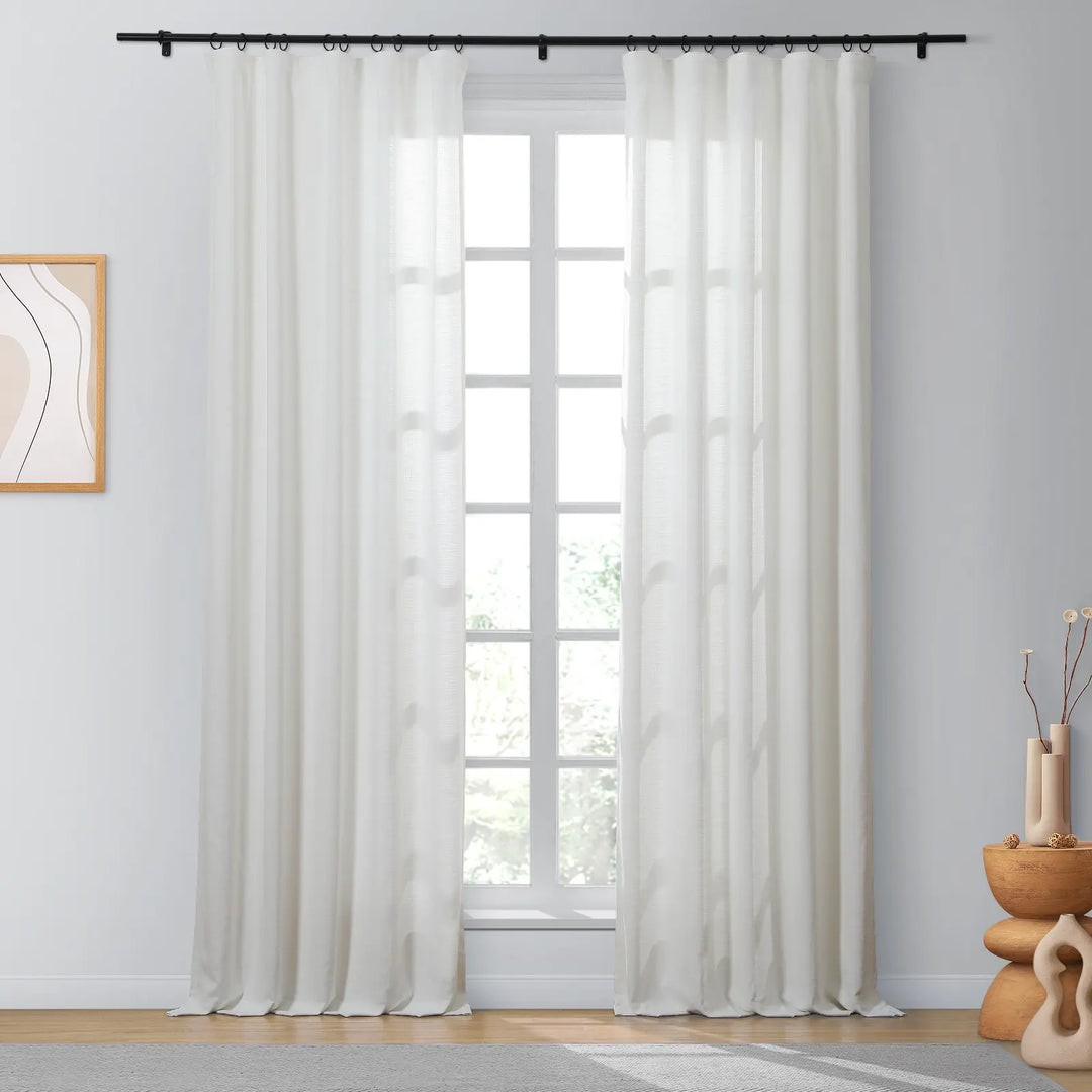 Isabella Heavyweight Cotton Drapery Pleated | TWOPAGES