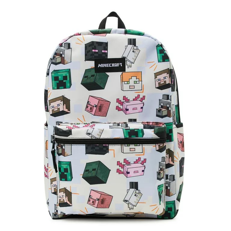 Minecraft Creeper 17" Laptop Backpack, Multicolor | Walmart (US)