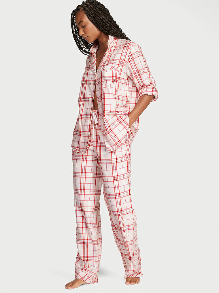 Flannel Long Pajama Set | Victoria's Secret (US / CA )