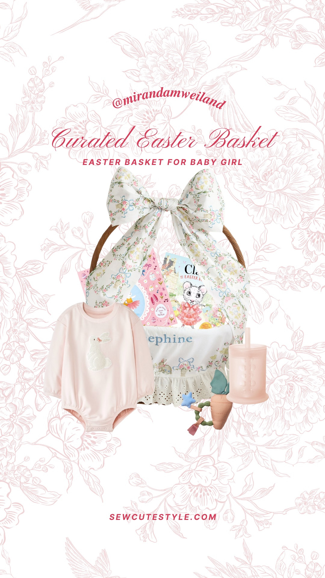 Baby girl Easter basket ideas! The sweetest collection of items for baby girls first Easter. 🐣 

baby girl Easter basket / baby girl Easter basket ideas / baby girl Easter basket stuffers / first Easter basket baby girl / Easter basket ideas for baby/ baby Easter basket filler/ baby safe Easter basket toys

#LTKKids #LTKBaby