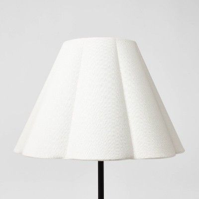 Scallop Pleated Lamp Shade White - Threshold™ designed with Studio McGee | Target
