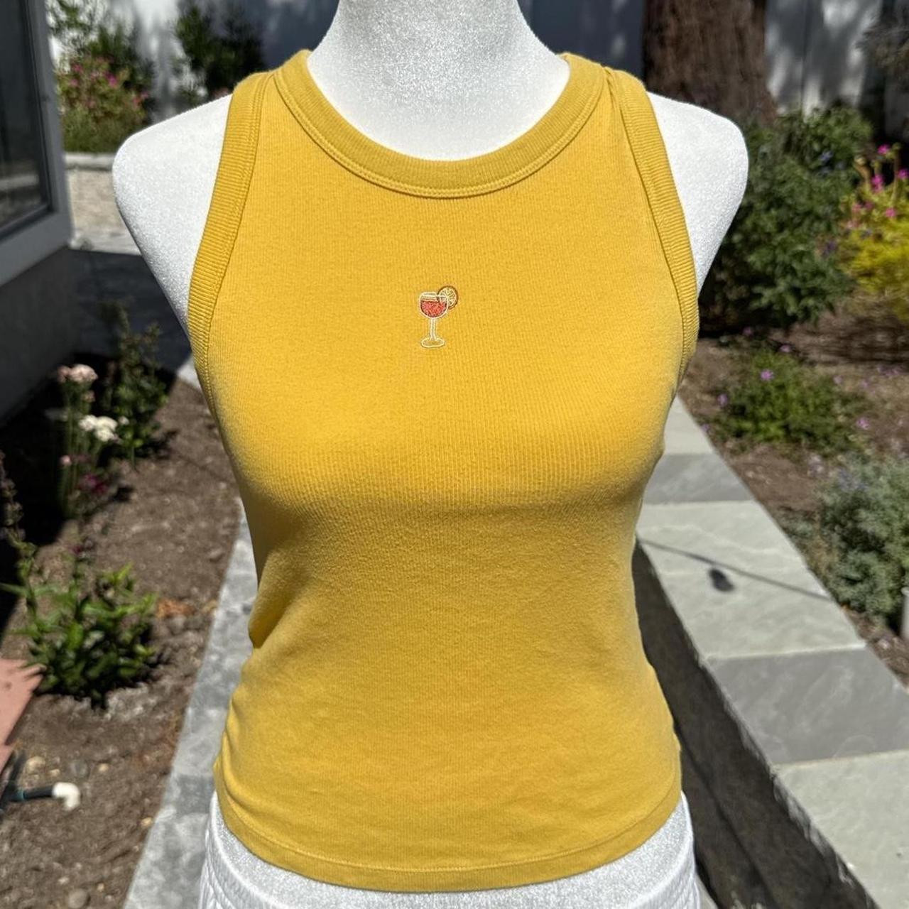 A New Day Women's Tank top - Yellow - S | Depop US