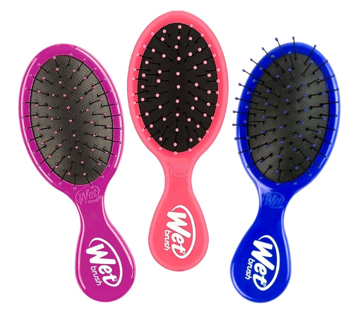 Wet Brush Squirt Detangling Brush, 3 Ct, Pink, Purple & Blue, Mini Detangler, No Tangle Ultra-Soft IntelliFlex Bristles, Wet & Dry Styling Hairbrush for Women & Men, All Hair Types

Best travel hair brush 
Mother’s Day gift

#LTKMothersDay #LTKgrwm #LTKTravel