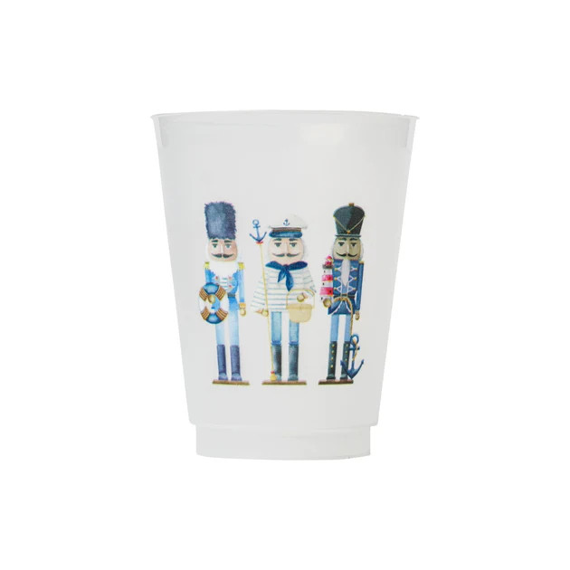 Nautical Nutcracker Shatterproof Cups | Cailini Coastal