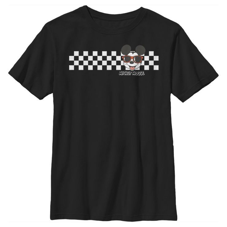 Boy's Disney Mickey Mouse Checkers T-Shirt | Target