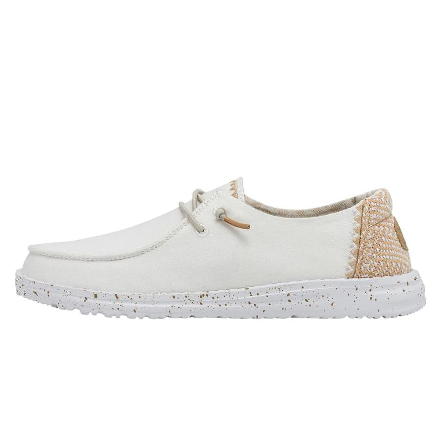 Wendy Chambray Woven - White Sand | HEYDUDE