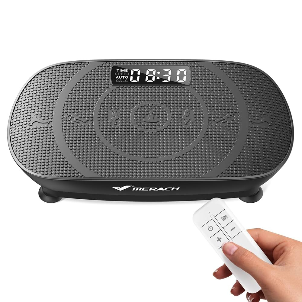 MERACH Vibration Plate Exercise Machine, Slim Vibration Plate for Lymphatic Drainage Weight Loss,... | Amazon (US)