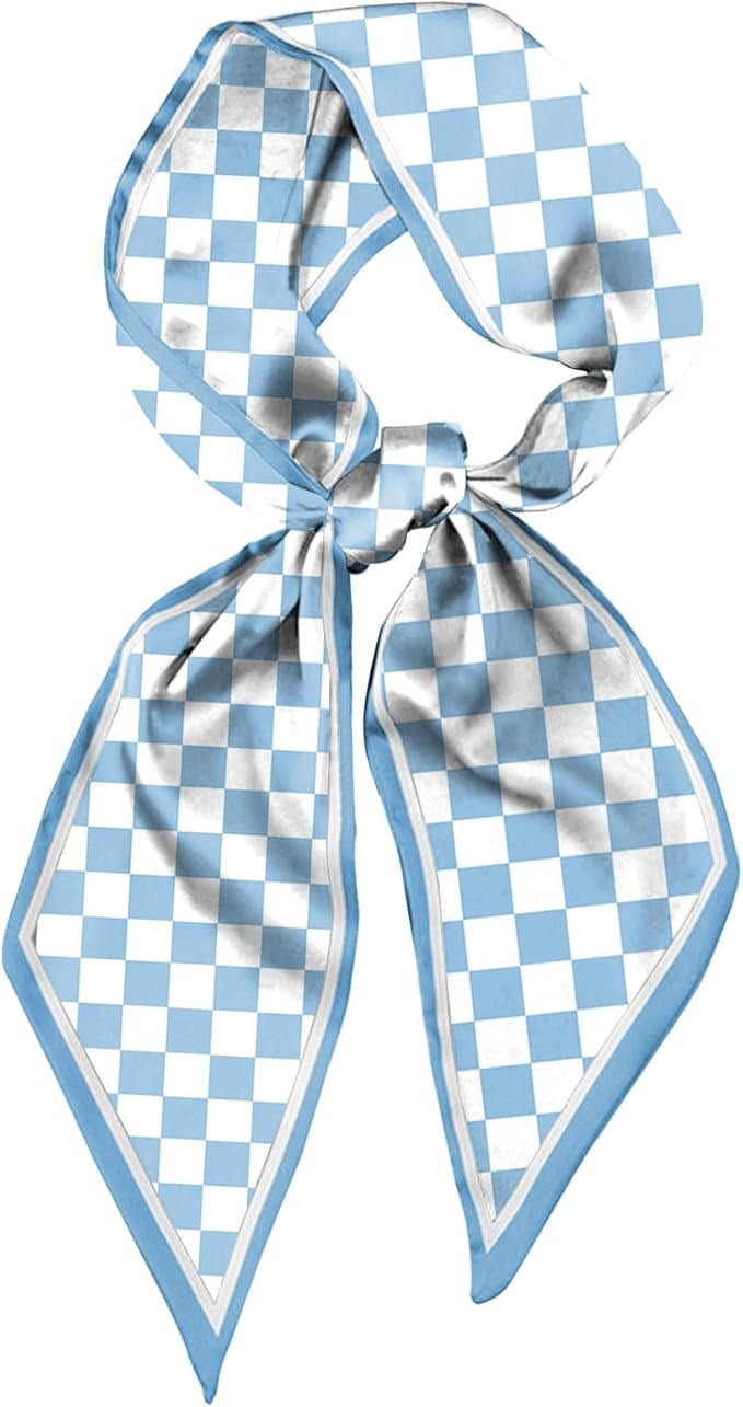 Scarf Silk Feeling Hair Head Long Neck Satin Fashion Scarfs for Bag Decoration Women Girls Cute A... | Amazon (US)