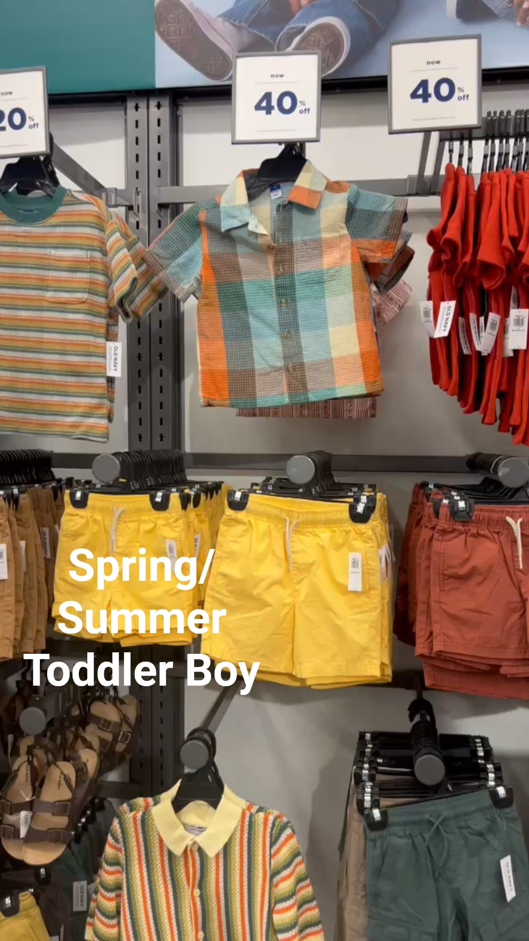 $9 shorts and $19 button ups for Toddler Boys 