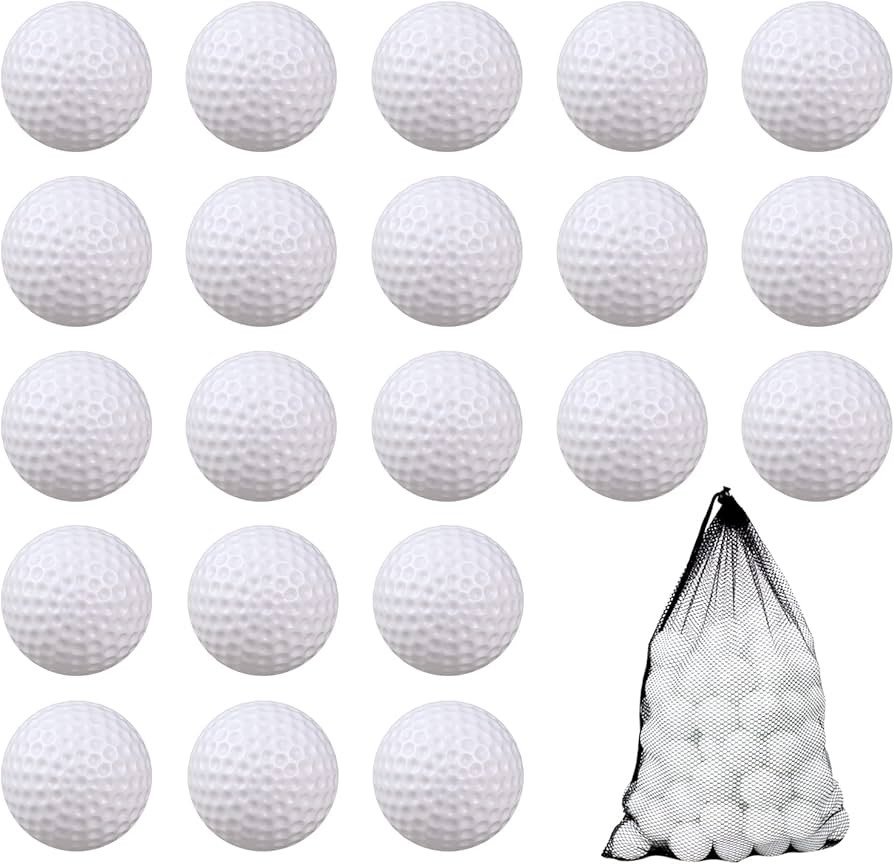 KOFULL Plastic Golf Balls Practice, 24/50/100 Pack Hollow Plastic Fake Golf Balls Indoor Outdoor ... | Amazon (US)