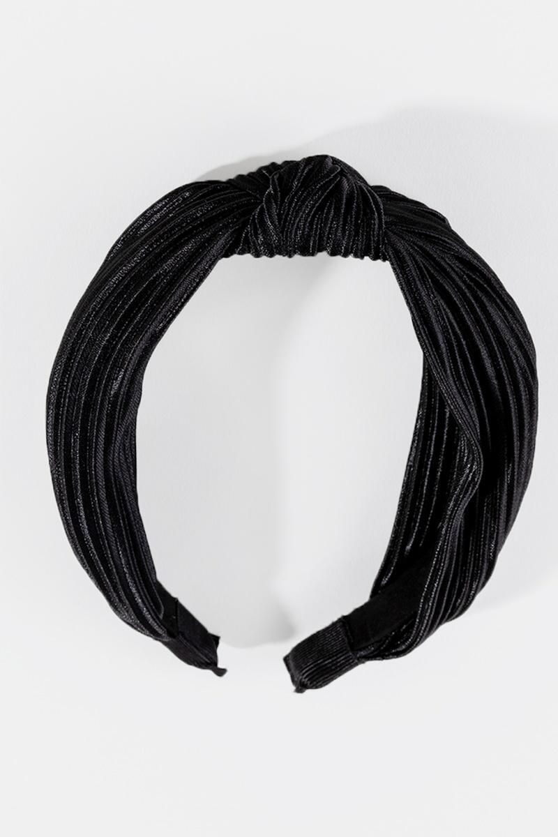 Sandy Crinkle Satin Headband | Francesca’s Collections