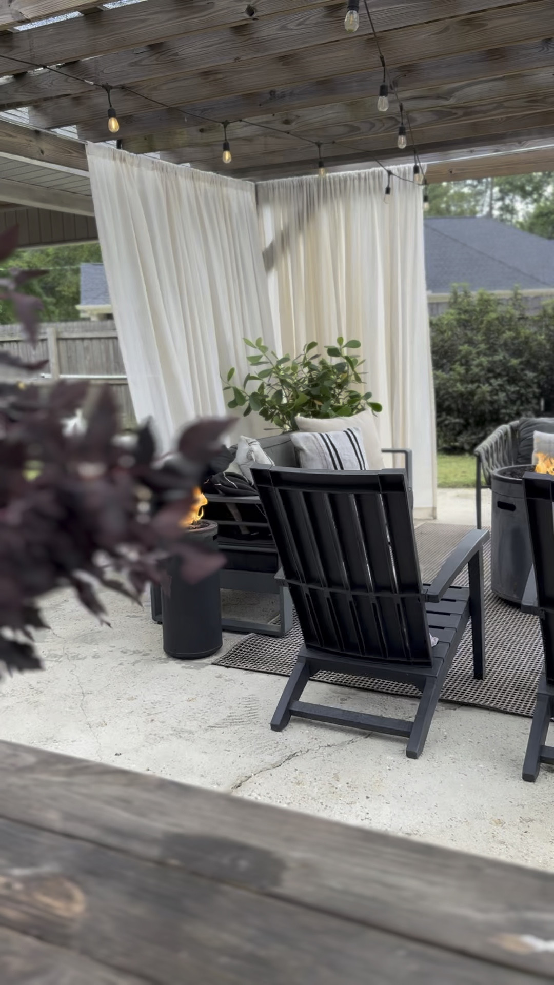 Custom outdoor linen curtains😍

🍂Use my discount code Crystal15 for 15% off your order

#patio #outdoorliving #customcurtains, #homedecor #linen #fall #cozyspaces #patiostyling

#LTKVideo #LTKSaleAlert #LTKHome