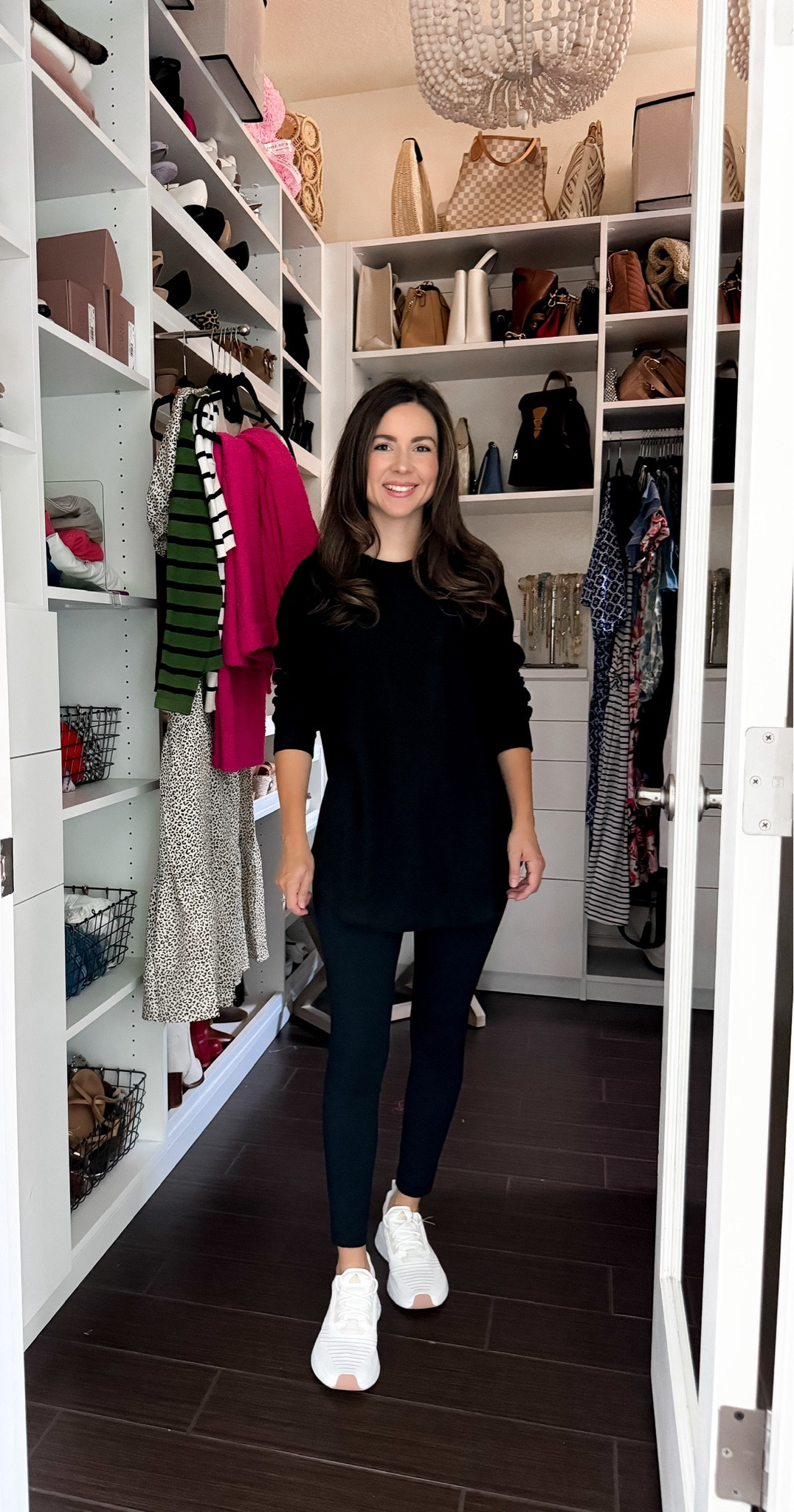 Casual outfit inspo - black leggings style - women’s sneakers - errands OOTD - women’s street style - women’s athletic outfit

#LTKActive #LTKStyleTip