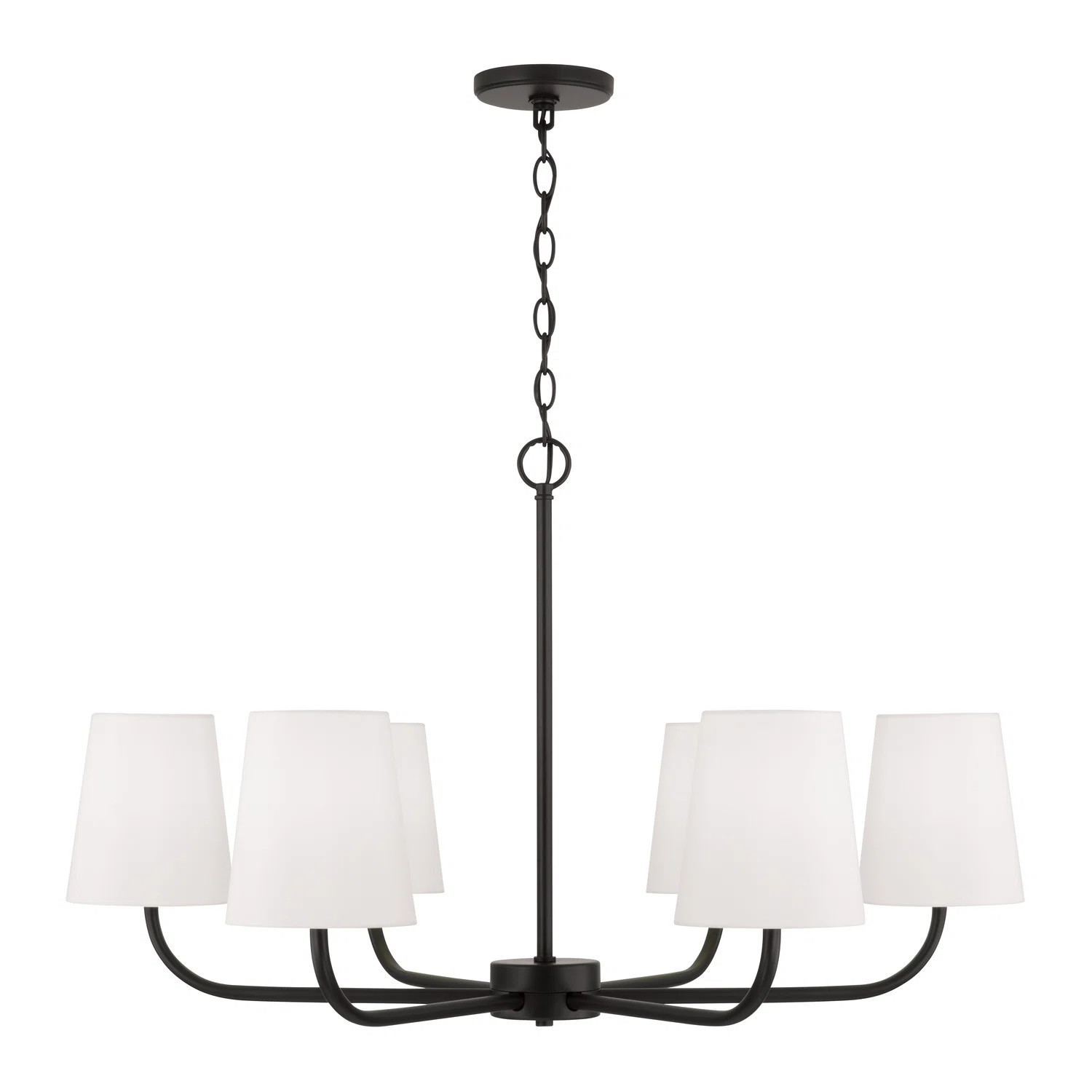 Brody 6 - Light Dimmable Shaded / Spider Chandelier | Wayfair North America