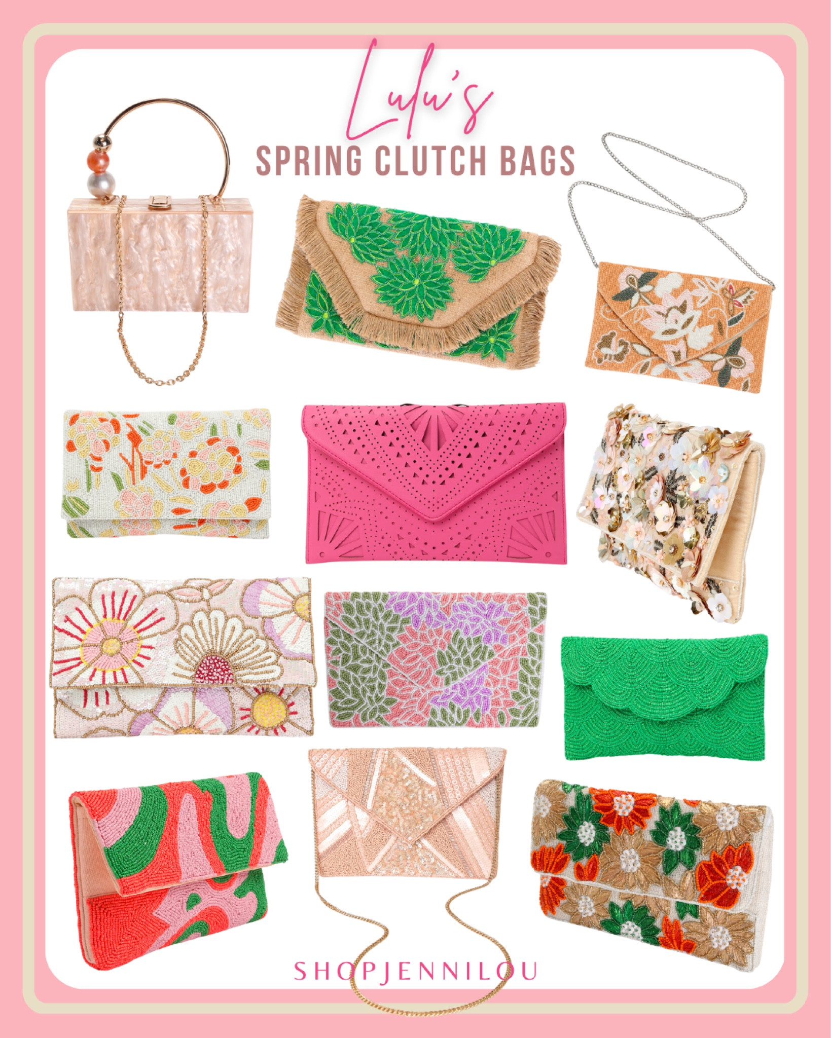 Cute clutch bags from Lulu’s

Spring bag, summer bag, clutches, floral clutch bag, floral bag, date bags



#LTKunder50 #LTKitbag #LTKstyletip