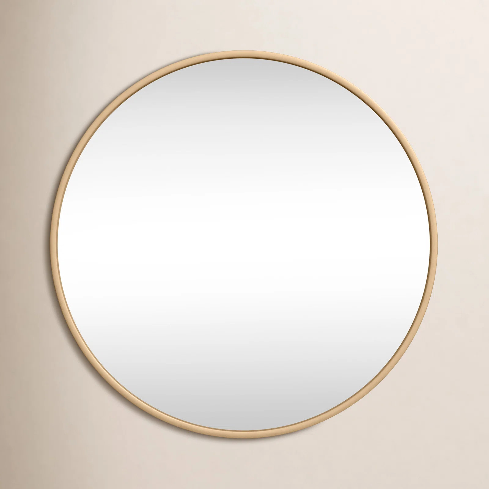 Sabine Metal Round Wall Mirror | AllModern