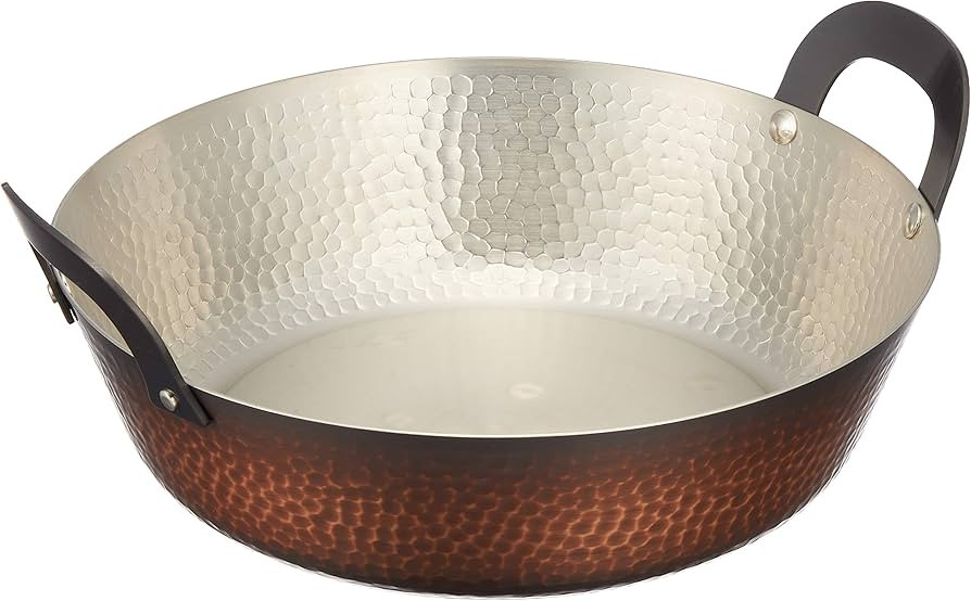 SHINKODO Japanese Copper Tempura Pot (8.26in / 21cm) | Amazon (US)