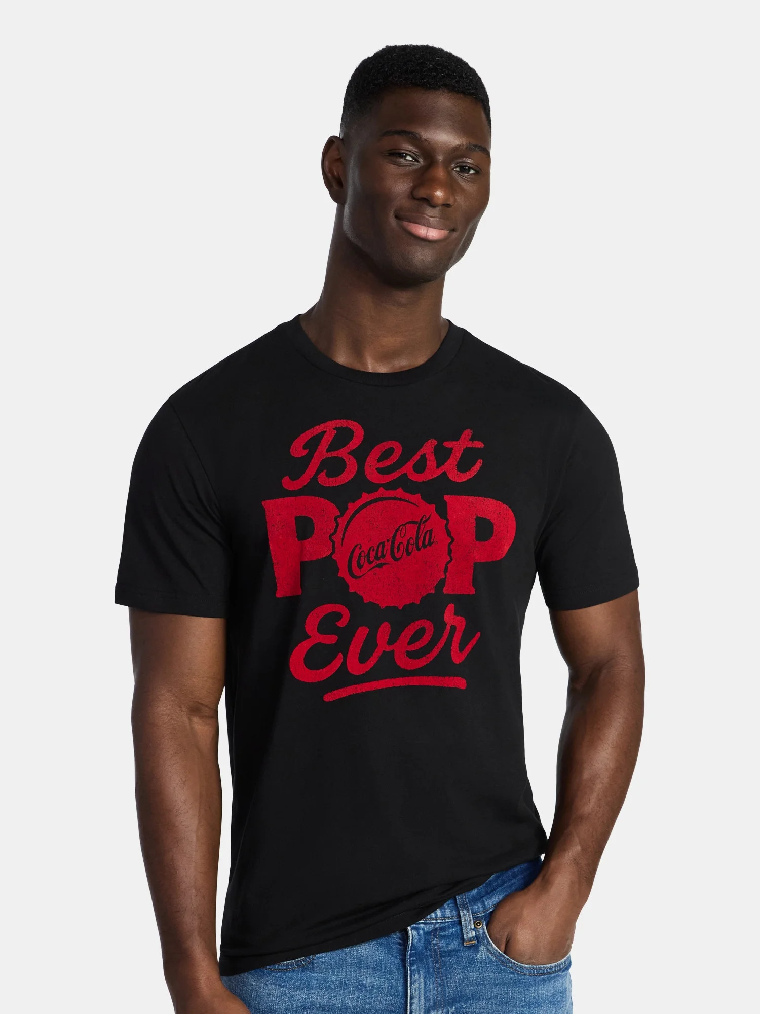 Coca-Cola Men's and Big Men's Father's Day Graphic Tee, Sizes XS-5XL | Walmart (US)