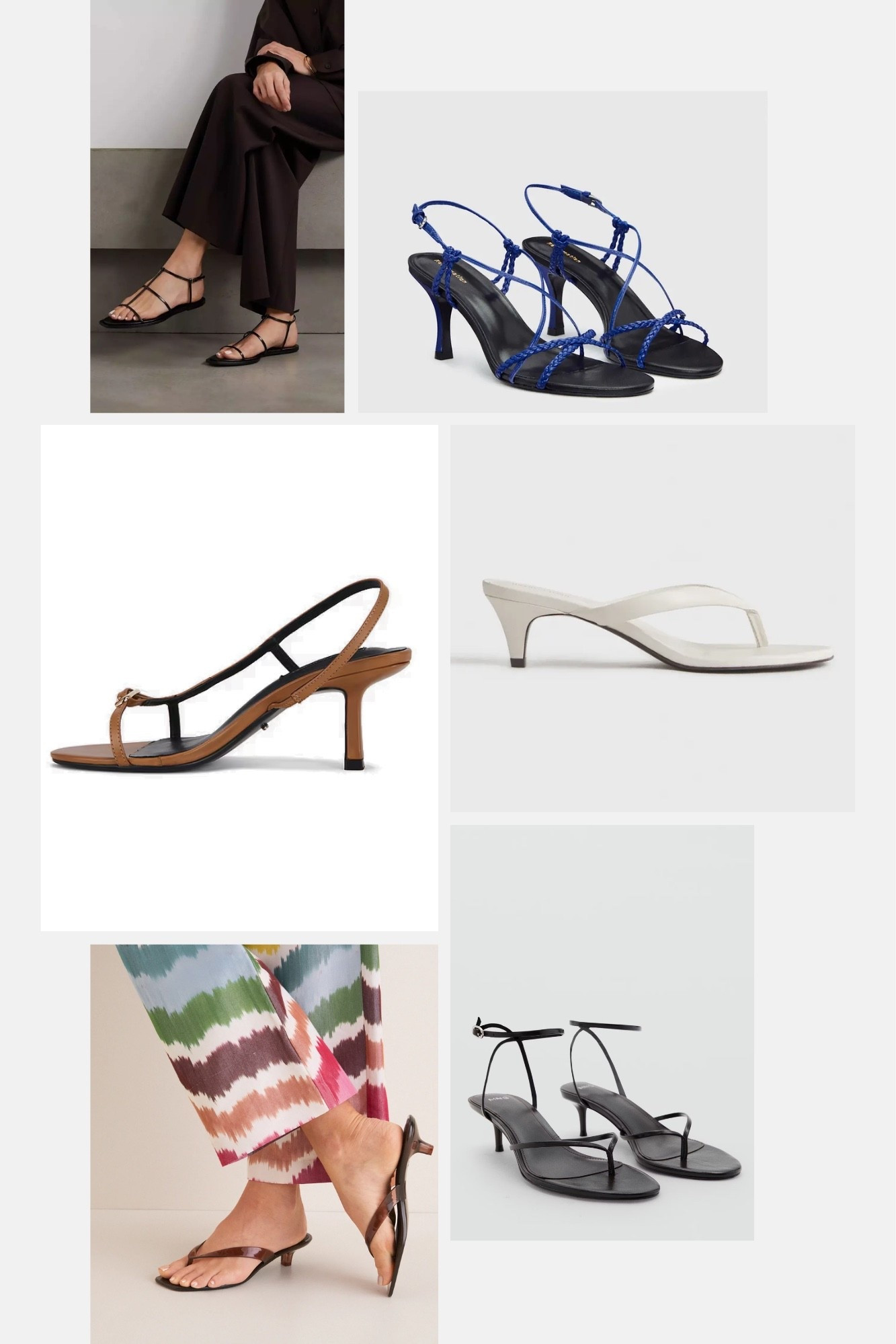 This summer, think minimal thong sandals, sleek mules with kitten heels, delicate straps, softer lines.

#LTKootd
