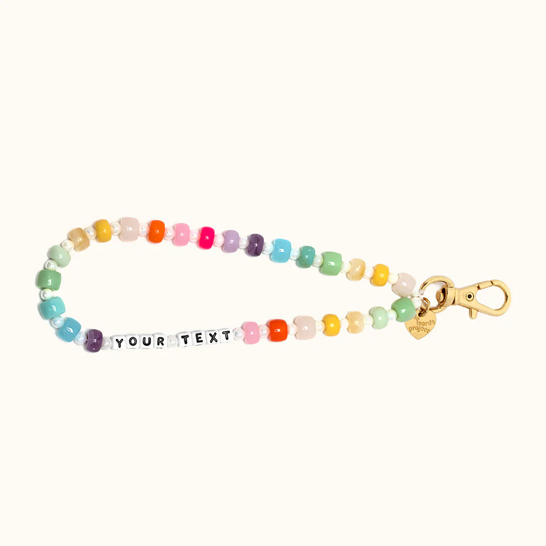 Custom Rainbow Blast Keychain | Little Words Project