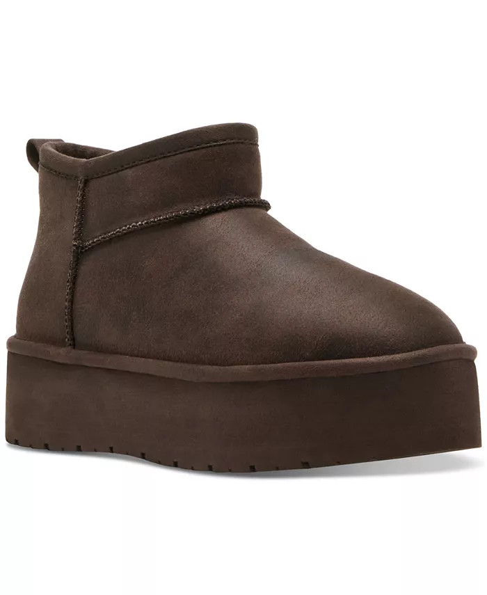 Madden Girl Embracce Cozy Mini Platform Booties - Macy's | Macy's