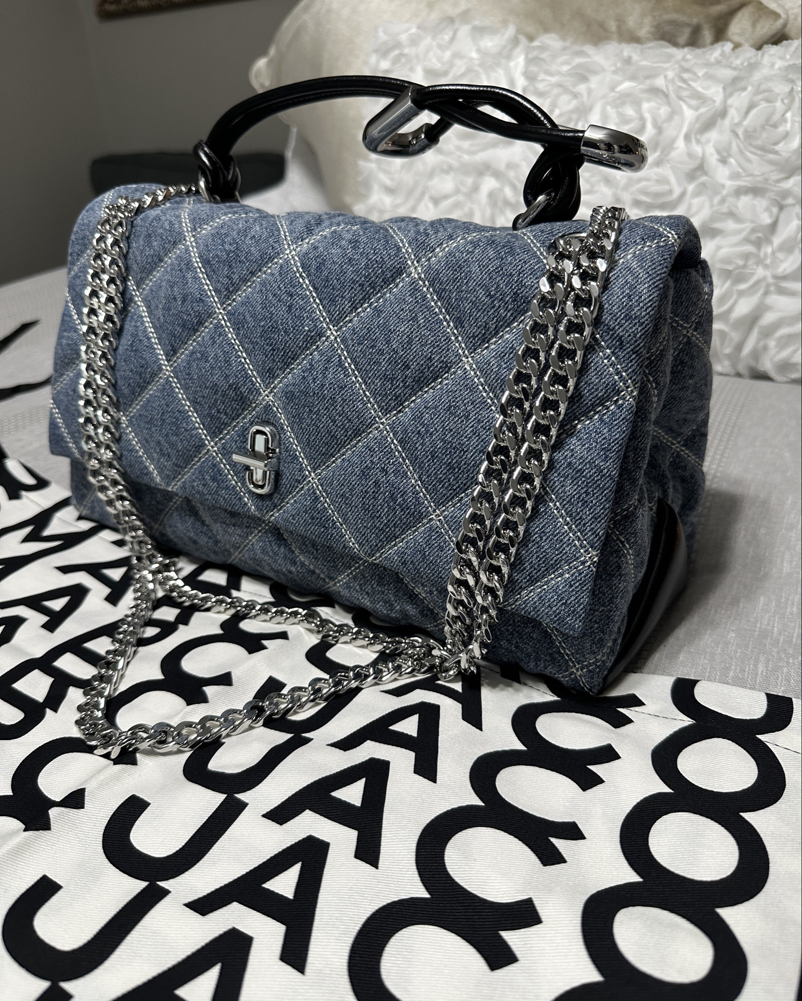 Marc Jacobs Dual Bag in Denim. When I say the perfect bag, she’s a 10/10!!

#LTKItBag #LTKStyleTip