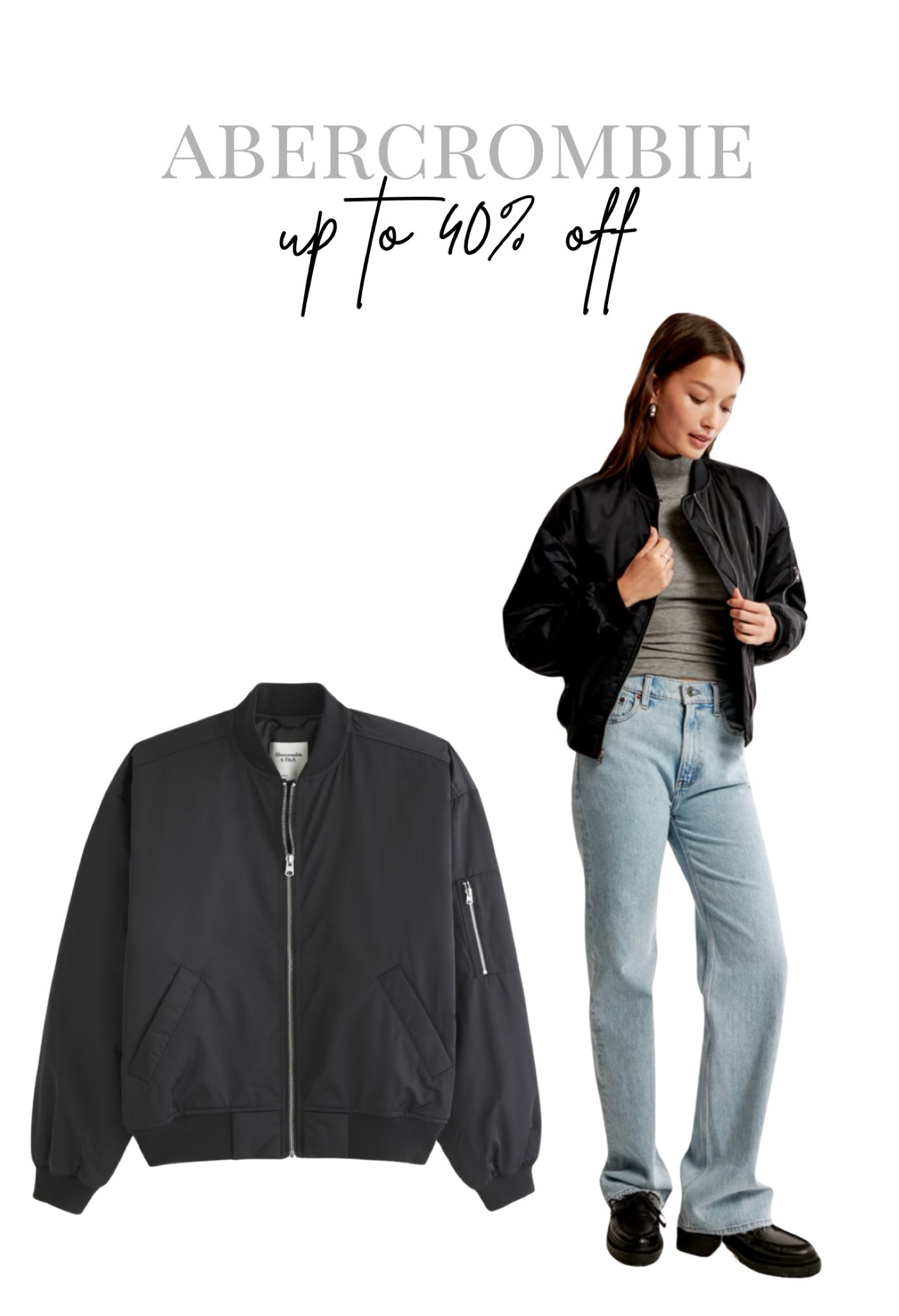 Bomber jacket up to 40% off!

#LTKstyletip #LTKover40 #LTKsalealert