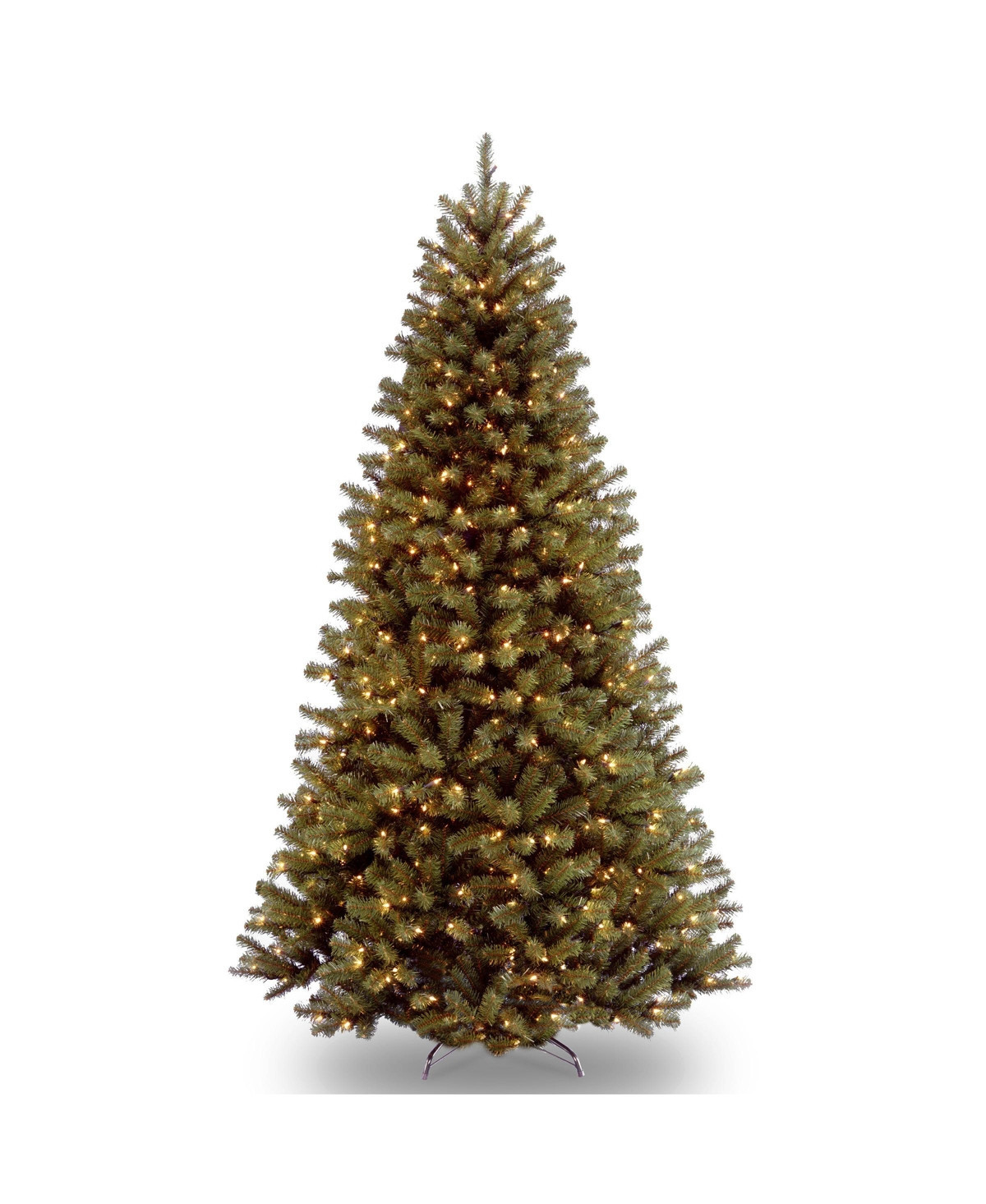 National Tree Company 9' Power Connect North Valley Spruce Tree with Light Parade Led Lights - Green | Macy's