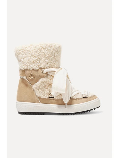 Anchorage suede and shearling ankle boots | NET-A-PORTER (US)