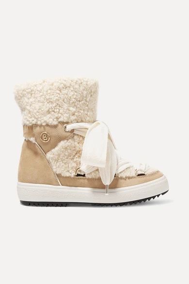 Anchorage suede and shearling ankle boots | NET-A-PORTER (US)
