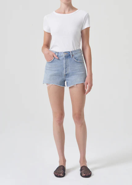 Mila Vintage High Rise Short in Hazard | AGOLDE