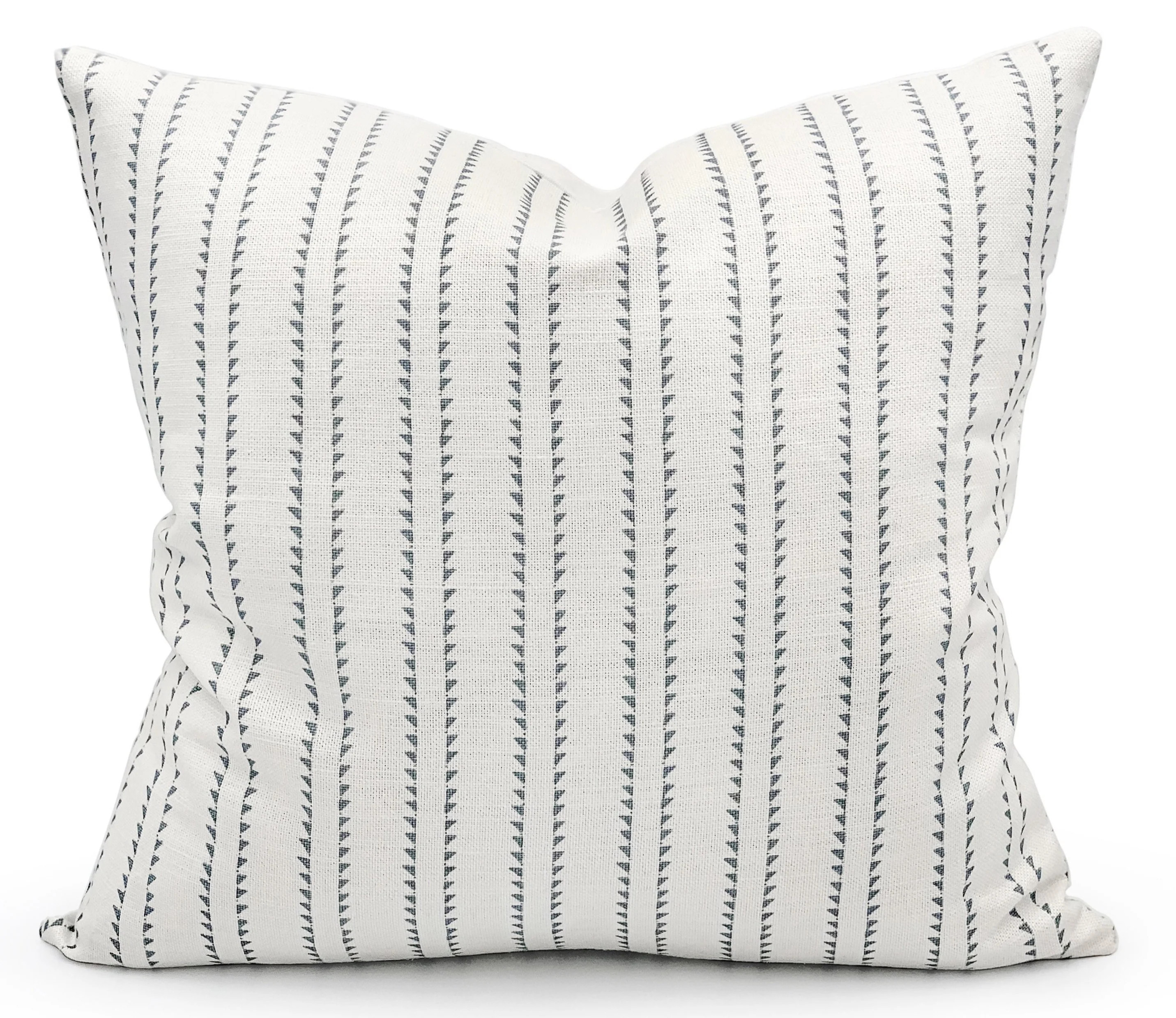 Rock Grey Stripes on White | Krinto