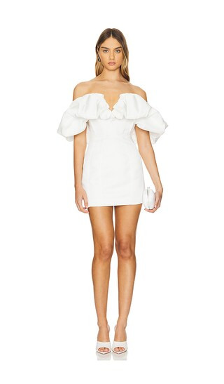 Goldie Mini Dress in Ivory | Revolve Clothing (Global)
