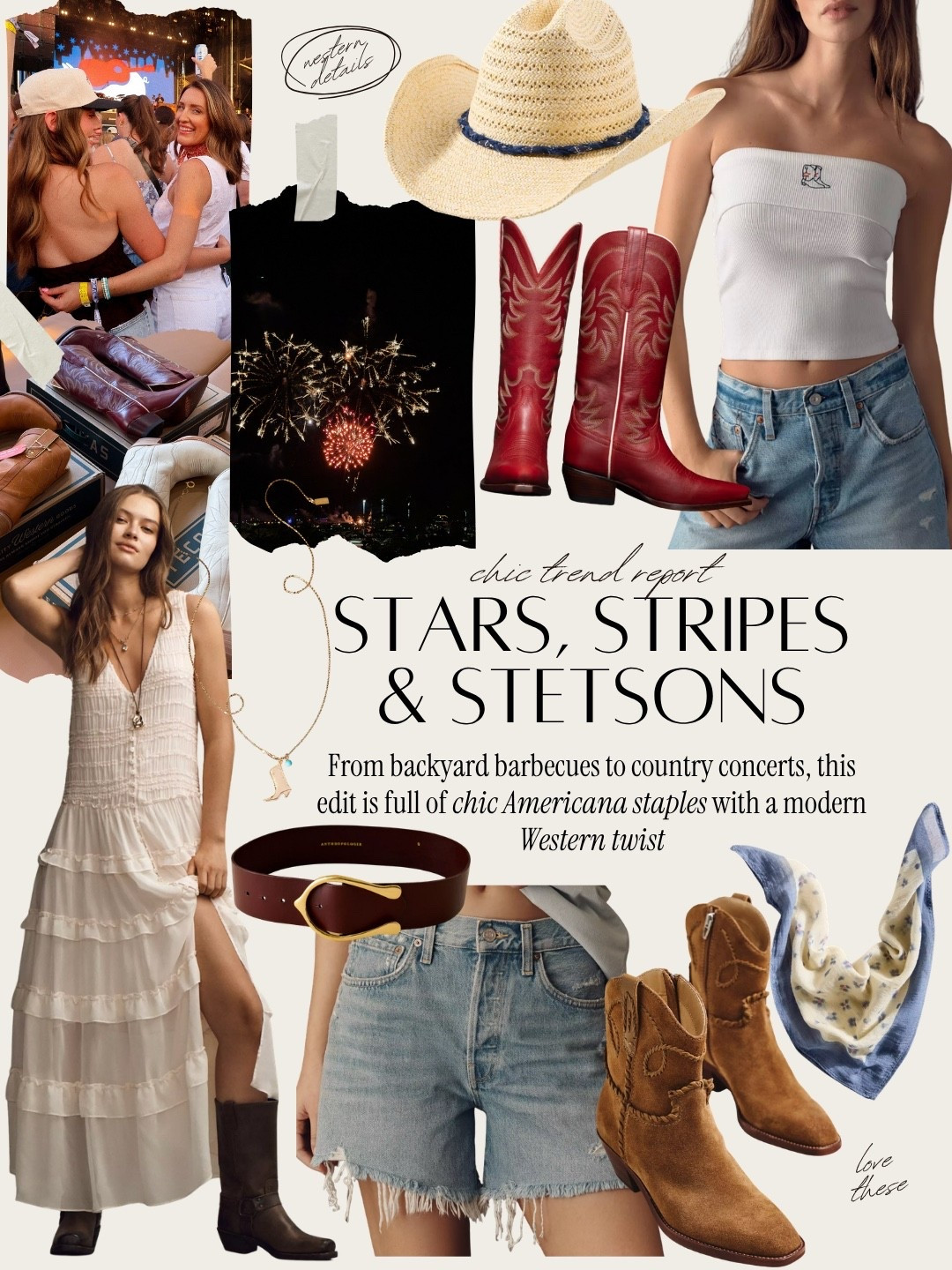 Stats, stripes and Stetsons trend!! Country concert season outfits and inspo. Code: SHELBI10 for 10% off at @Tecovas

#LTKSeasonal