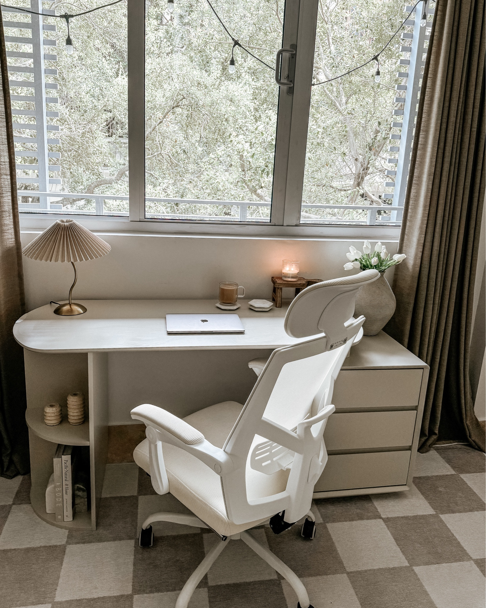 NEW organic modern amazon desk and lamp! The shape and simplicity of both are so beautiful! 

#LTKHome #LTKStyleTip