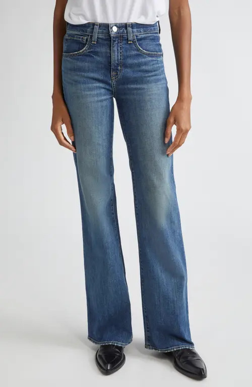 Nili Lotan Celia Bootcut Jeans in Classic Wash at Nordstrom, Size 26 | Nordstrom