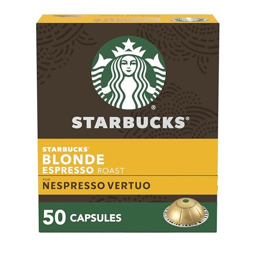Starbucks by Nespresso Vertuo, Blonde Roast Espresso, 50-count Espresso Pods, Brews, 1.35 oz. | Amazon (US)