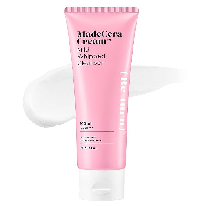 SKINRxLAB Made Cera Cream Mild Whipped Cleanser 100ml (3.38 fl.oz.) - Hydrating and Trouble Sooth... | Amazon (US)