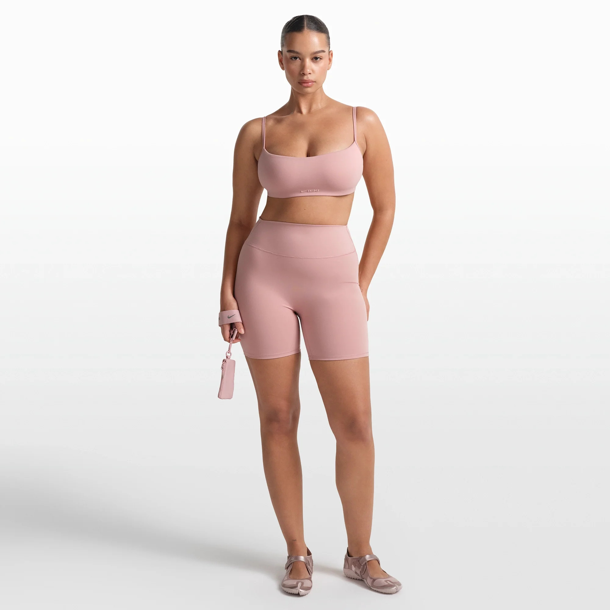 SKIMS 5"" Biker Short | Pink | XS | NikeSKIMS Matte | SKIMS (US)