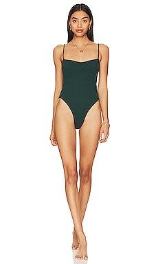 HAIGHT. Jen One Piece in Pine from Revolve.com | Revolve Clothing (Global)