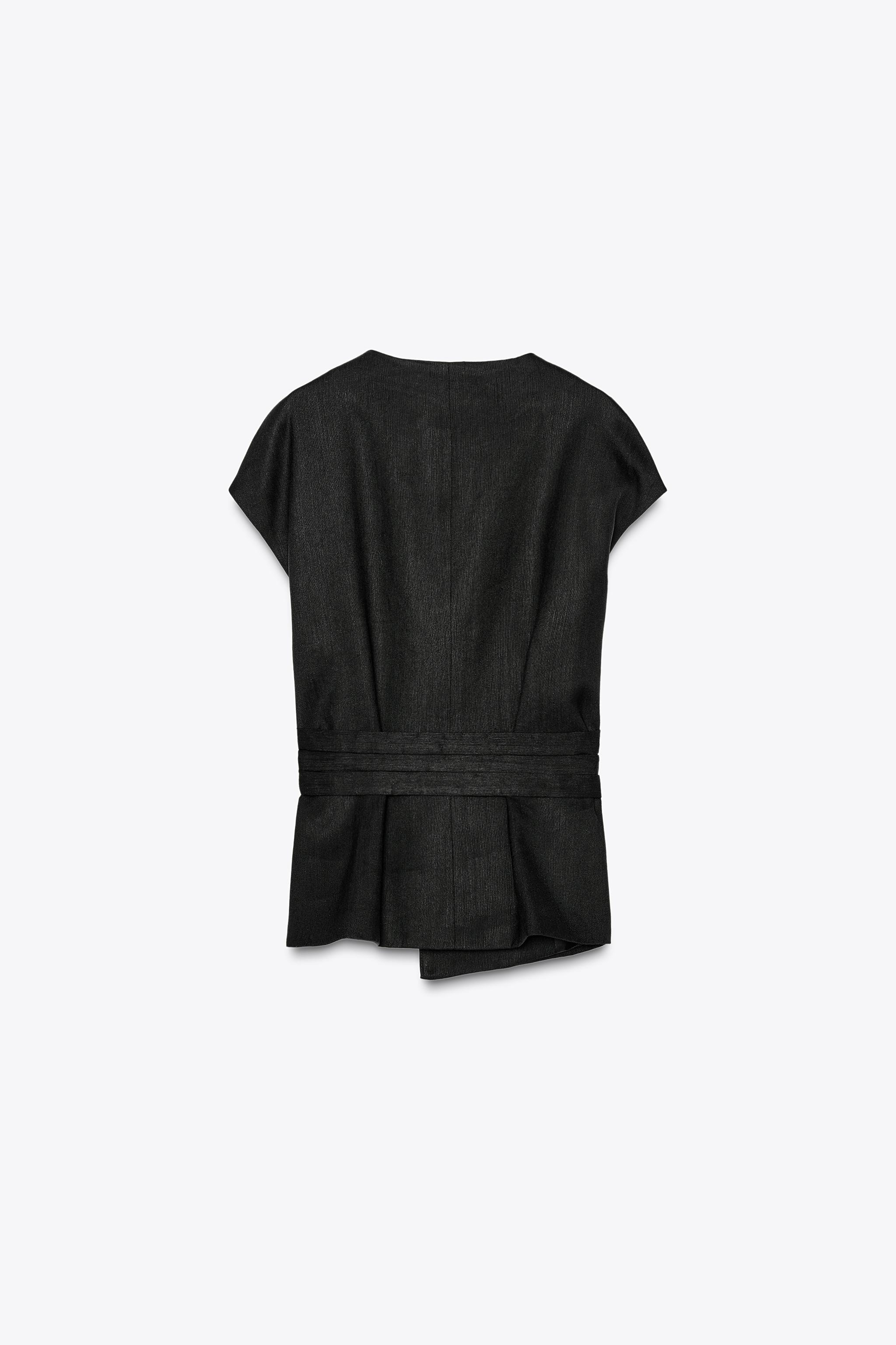 WESTE MIT LEINEN ZW COLLECTION | Zara DE