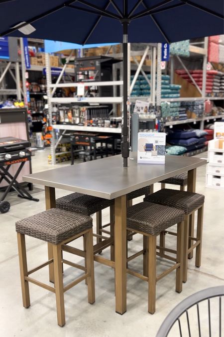 I know how much yall love patio decor and fell in love with this patio bar set at Lowe’s!!  // patio decor, outdoor patio set, patio dining set, patio furniture, patio chairs, outdoor dining set, patio set, patio dining table, patio furniture set, high top patio table

#LTKhome #LTKfamily #LTKstyletip #LTKsalealert
#LTKSeasonal