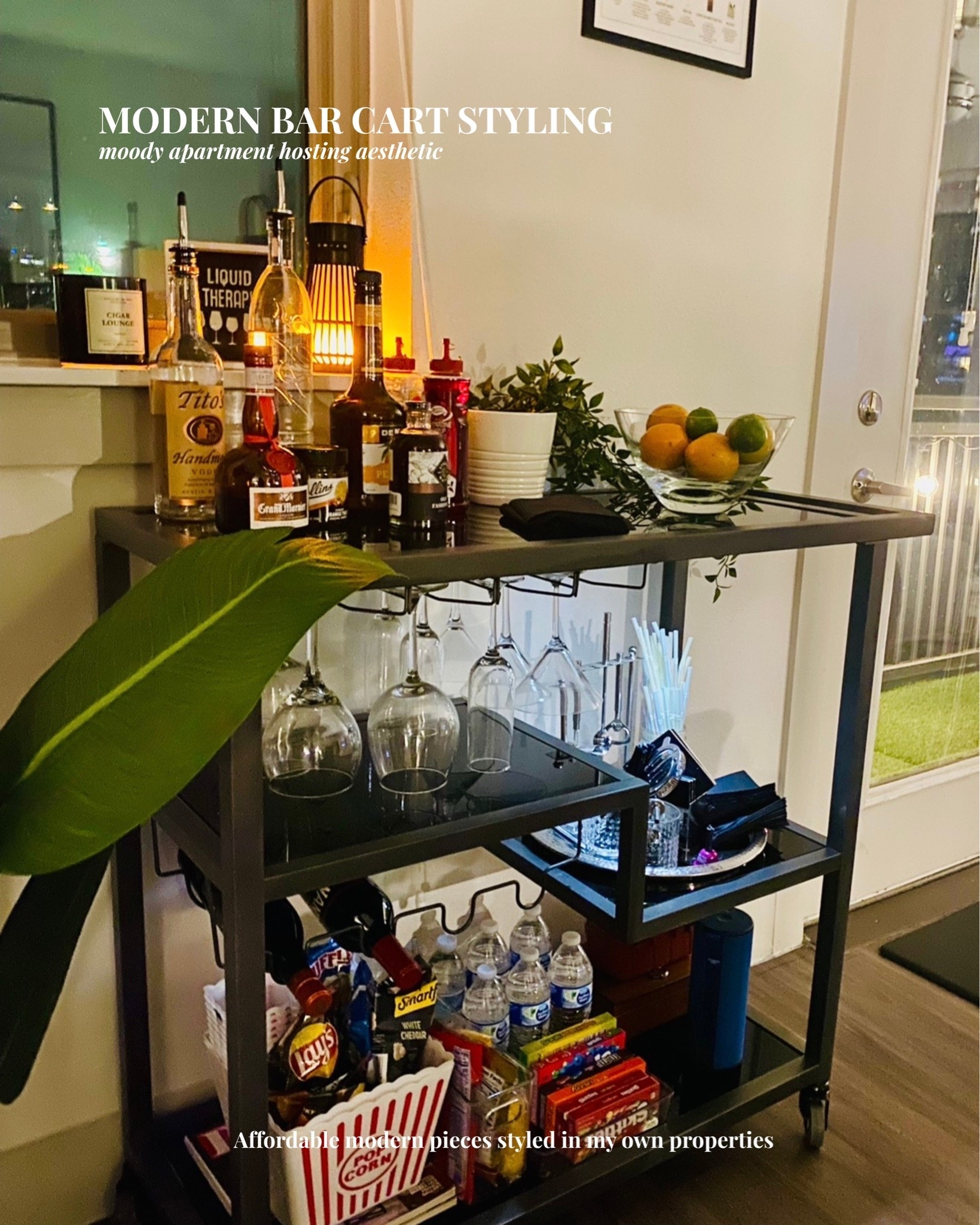 Modern Bar Cart Styling + Moody Apartment Hosting Finds

One of my favorite apartment setups for entertaining at home. ✨

I wanted this little corner to feel elevated, warm, functional, and cozy at night without spending a fortune. I styled this bar cart with affordable hosting essentials, soft ambient lighting, cocktail accessories, greenery, glassware, and simple decor that made the entire apartment feel more luxurious.

I linked the exact bar cart or similar options along with my apartment hosting decor, lighting, cocktail accessories, and modern entertaining finds.

Affordable modern pieces styled in my own properties.

#LTKHome #BarCartStyling #ApartmentDecor #ModernApartment #HostingAtHome #MoodyHome #HomeBarCart #ApartmentAesthetic #ModernHomeDecor #AffordableHomeDecor #CocktailCart #EntertainingAtHome #WayfairHome #AmazonHomeFinds #WalmartHome #InteriorStyling #ModernHosting #SmallSpaceDecor #HomeStyling #MoodyAesthetic

#LTKOver40 #LTKHome