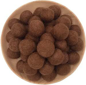 Felt Wool Beads Balls Pom Pom Handmade DIY for Craft Dream Catcher Baby Moile Pompom Home Decor N... | Amazon (US)