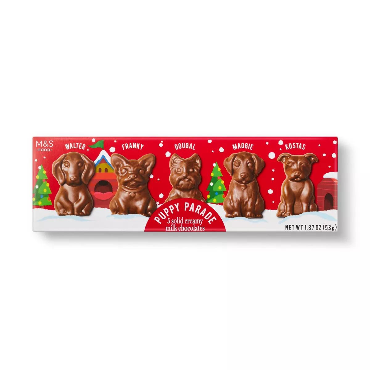M&S Milk Chocolate Puppy Parade - 1.87oz | Target